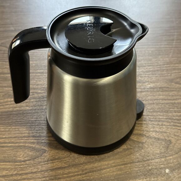 Keurig Hot 2.0 Thermal Carafe 32 oz Stainless Steel Black Lid Coffee Pot 1431X - Picture 3 of 9